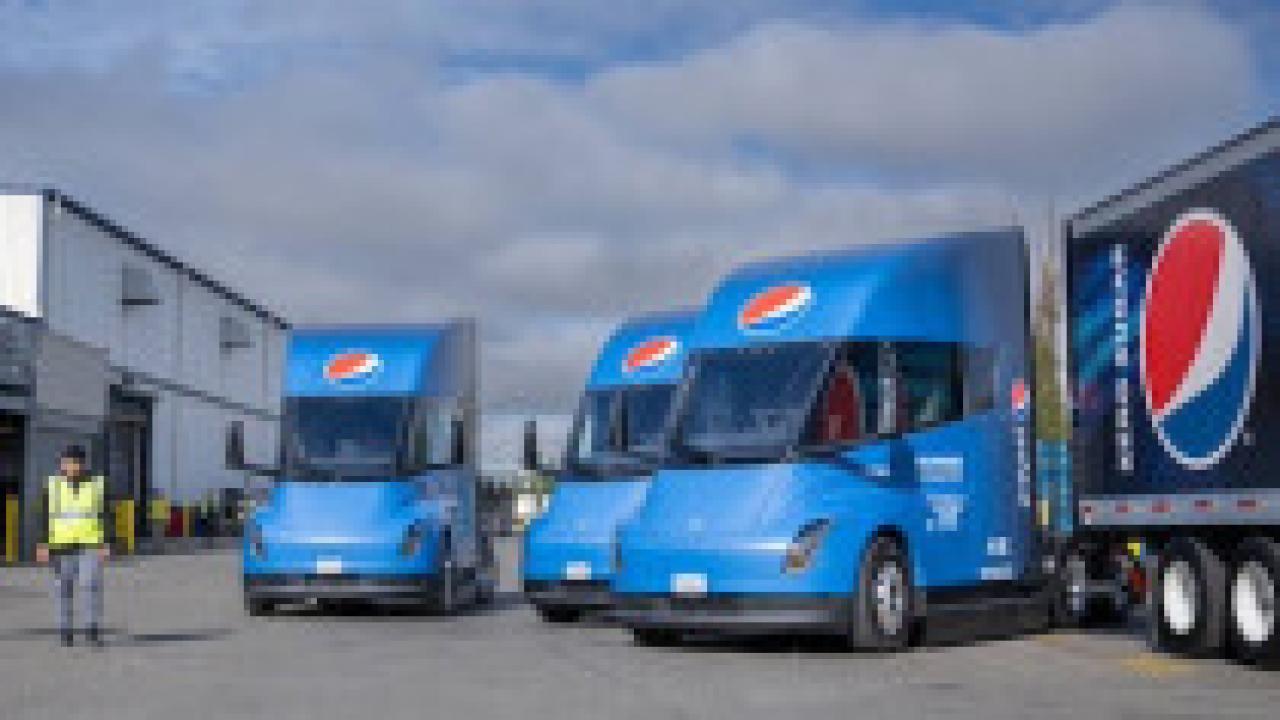 Pepsi EV trucks
